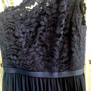 Beautiful David’s Bridal - Royal blue long cocktail dress.  Excellent condition